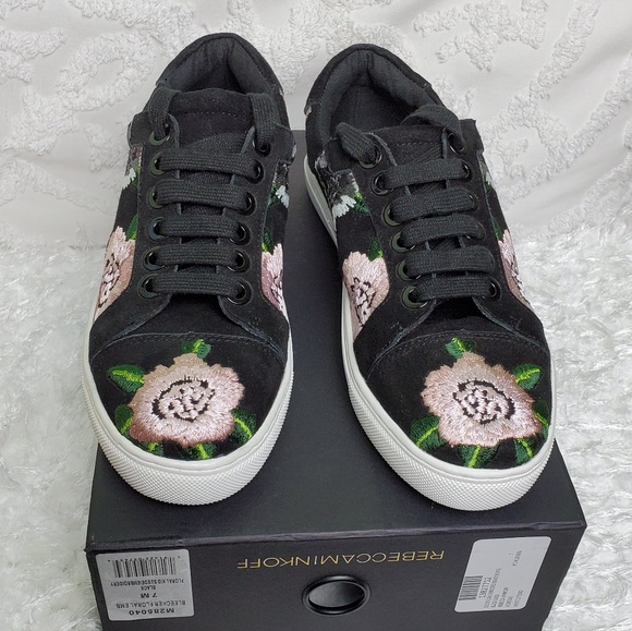New Rebecca minkoff Bleecker floral embroidered sneakers size 7 - Picture 7 of 7